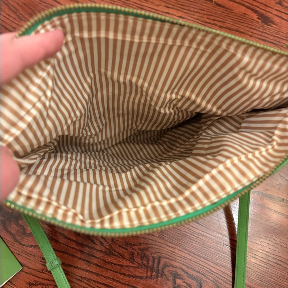 Kate Spade Green Leather Crossbody Bag ♠️ - Picture 7 of 13